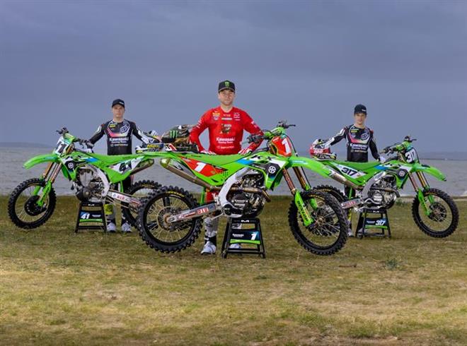 Le Kawasaki Racing Team MXGP / MX2 prêt à relever le défi 2026